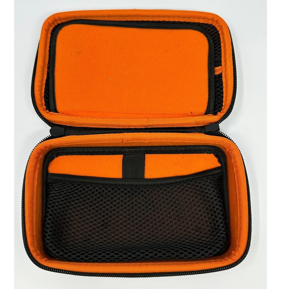 TakeCase Nintendo Switch Carrying Case Black Orange Hard Shell Travel Organizer - Picture 4 of 7